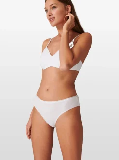 Schiesser Damen Tai-Slip - 95/5 in weiß