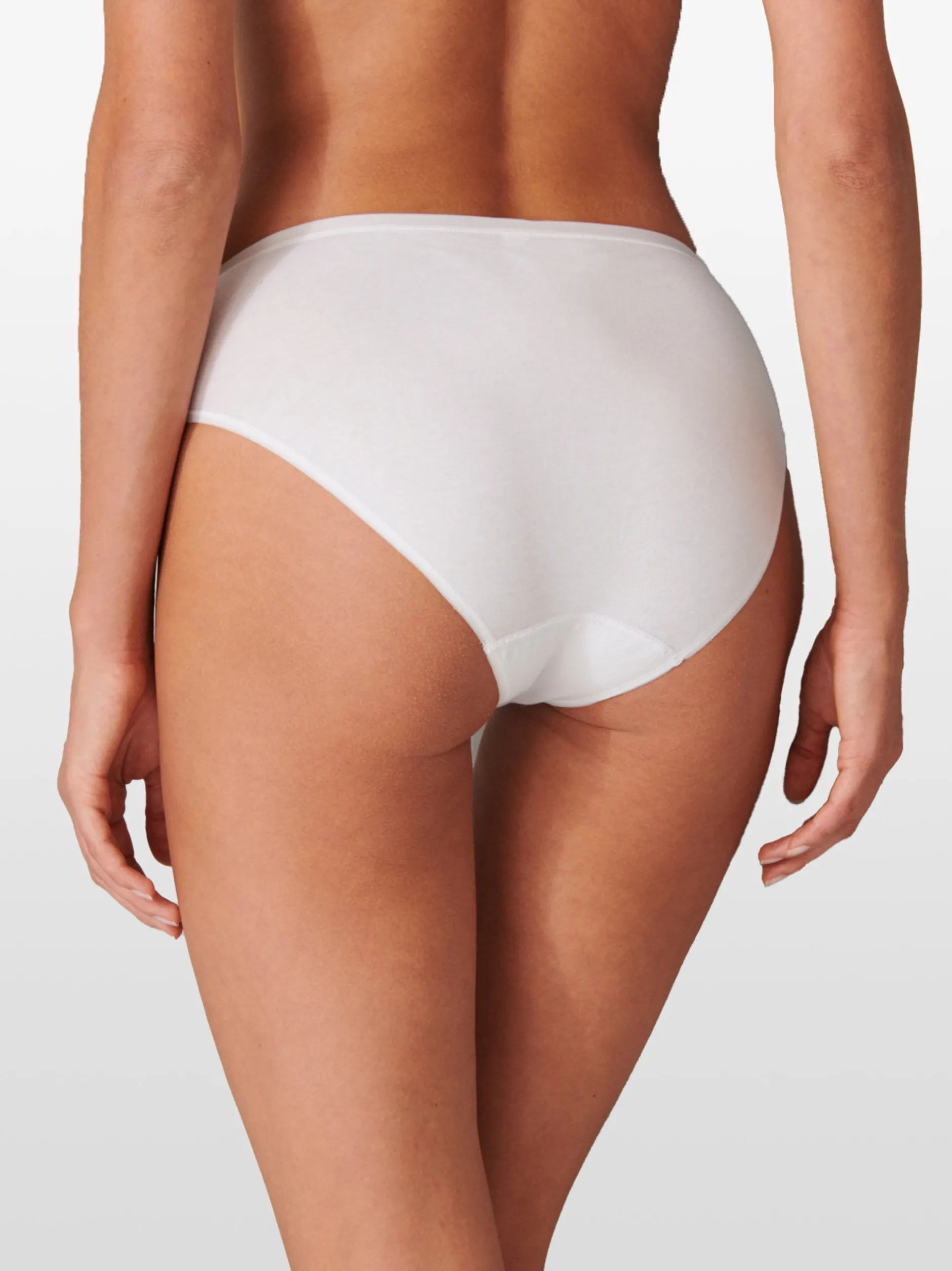 Schiesser Damen Tai-Slip - Serie "95/5" in weiß