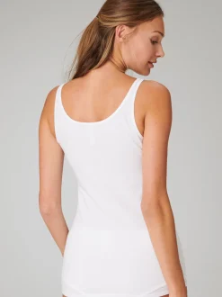 Schiesser Damen Tanktop - 95/5 in weiß