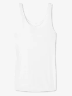 Schiesser Damen Trägertop (Tops) - Luxury in weiß