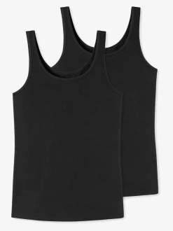 Schiesser Damen Trägertop - Uncover in schwarz