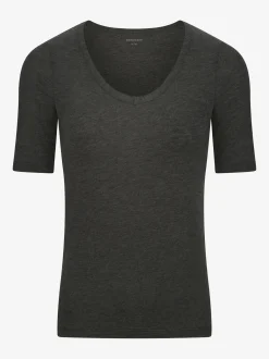 Schiesser Damen Unterziehshirt - Premium Warming in anthrazit