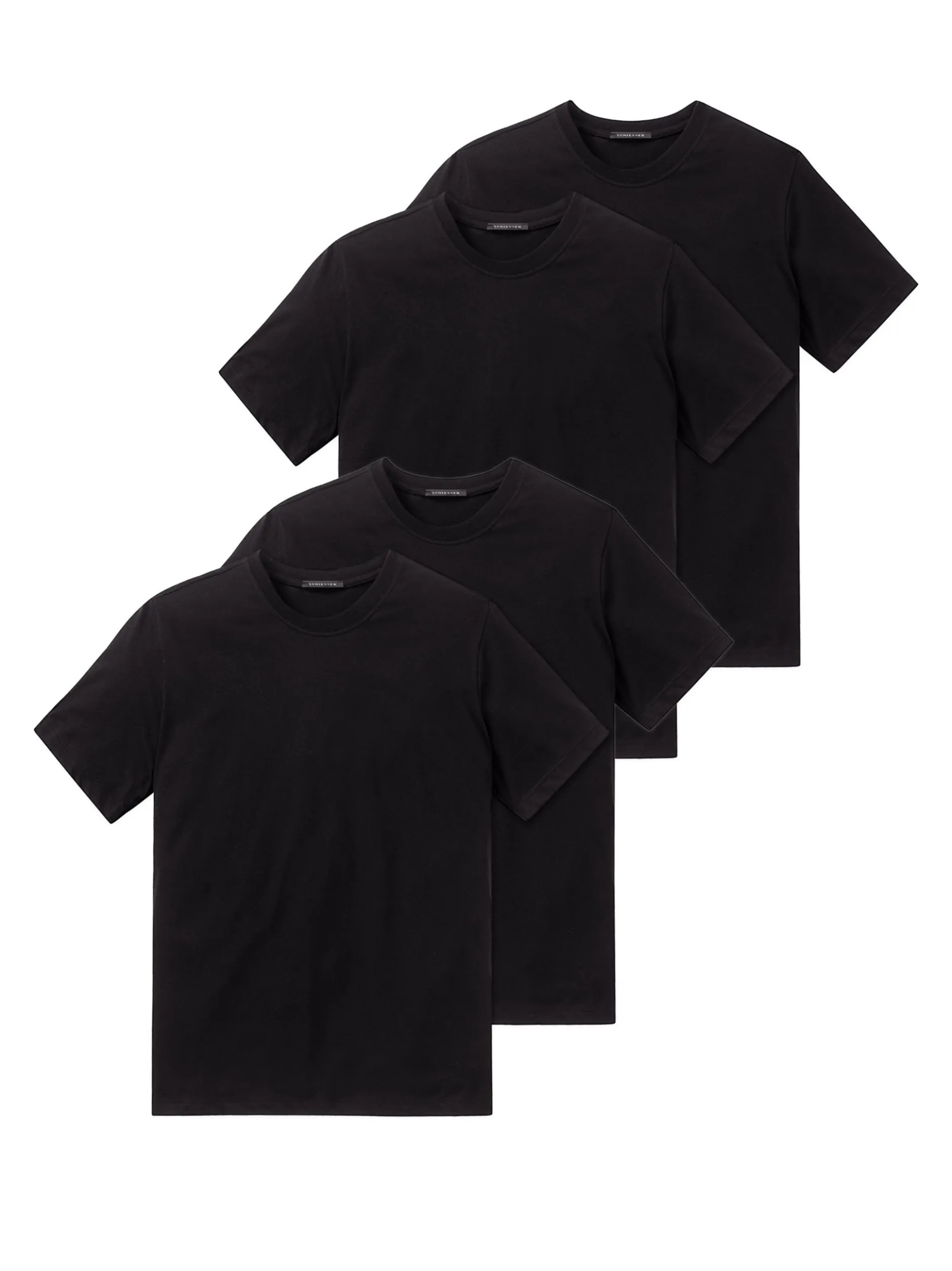 Schiesser Herren T-Shirt - American Shirt in schwarz