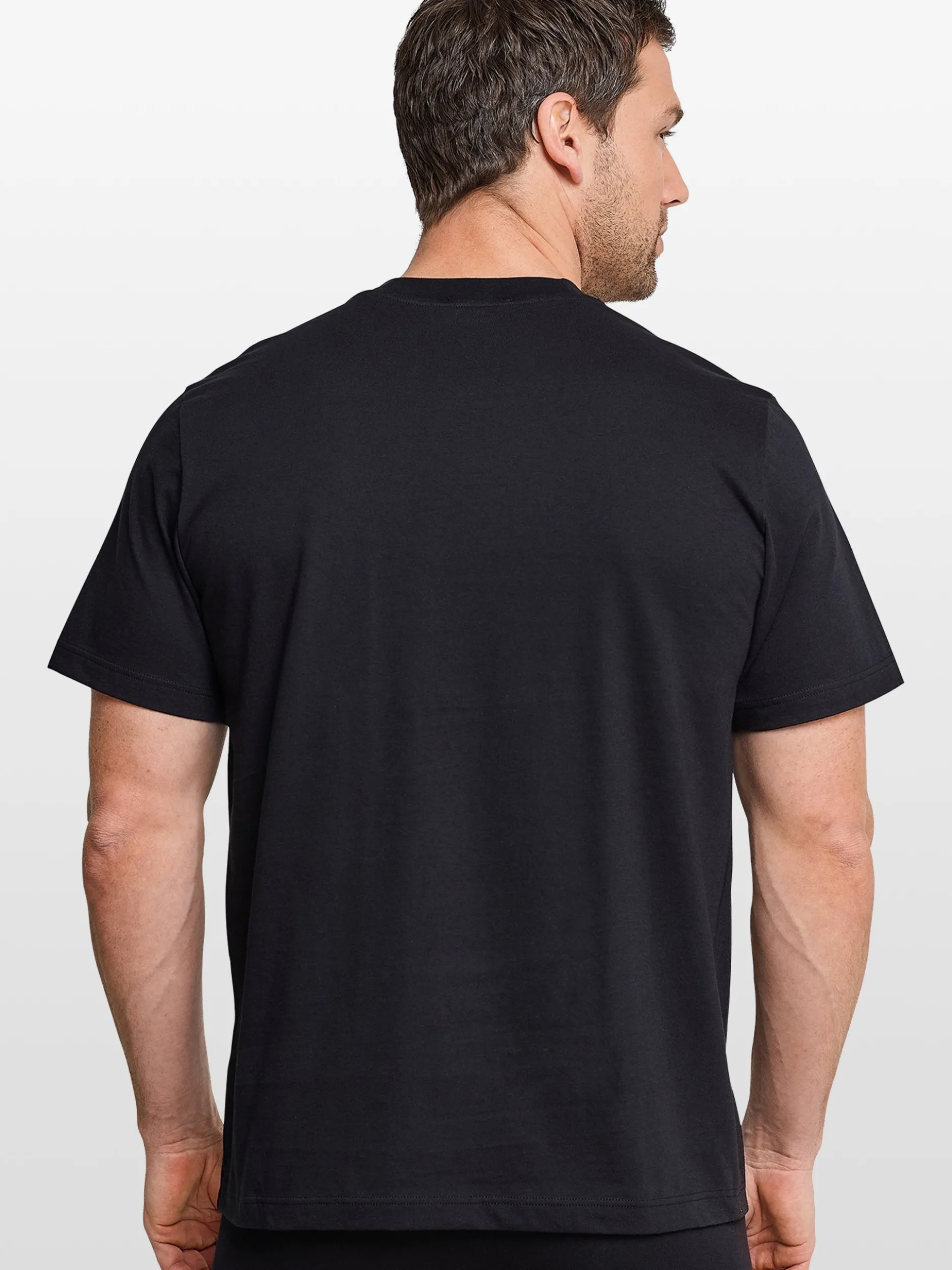 Schiesser Herren T-Shirt - American Shirt in schwarz