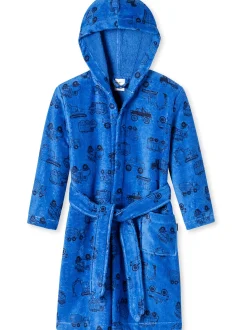 Schiesser Jungen Bademantel - Autotraum in blau