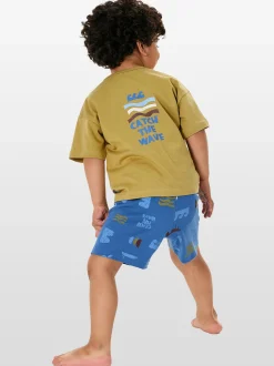 Schiesser Jungen Pyjama - Nightwear in khaki