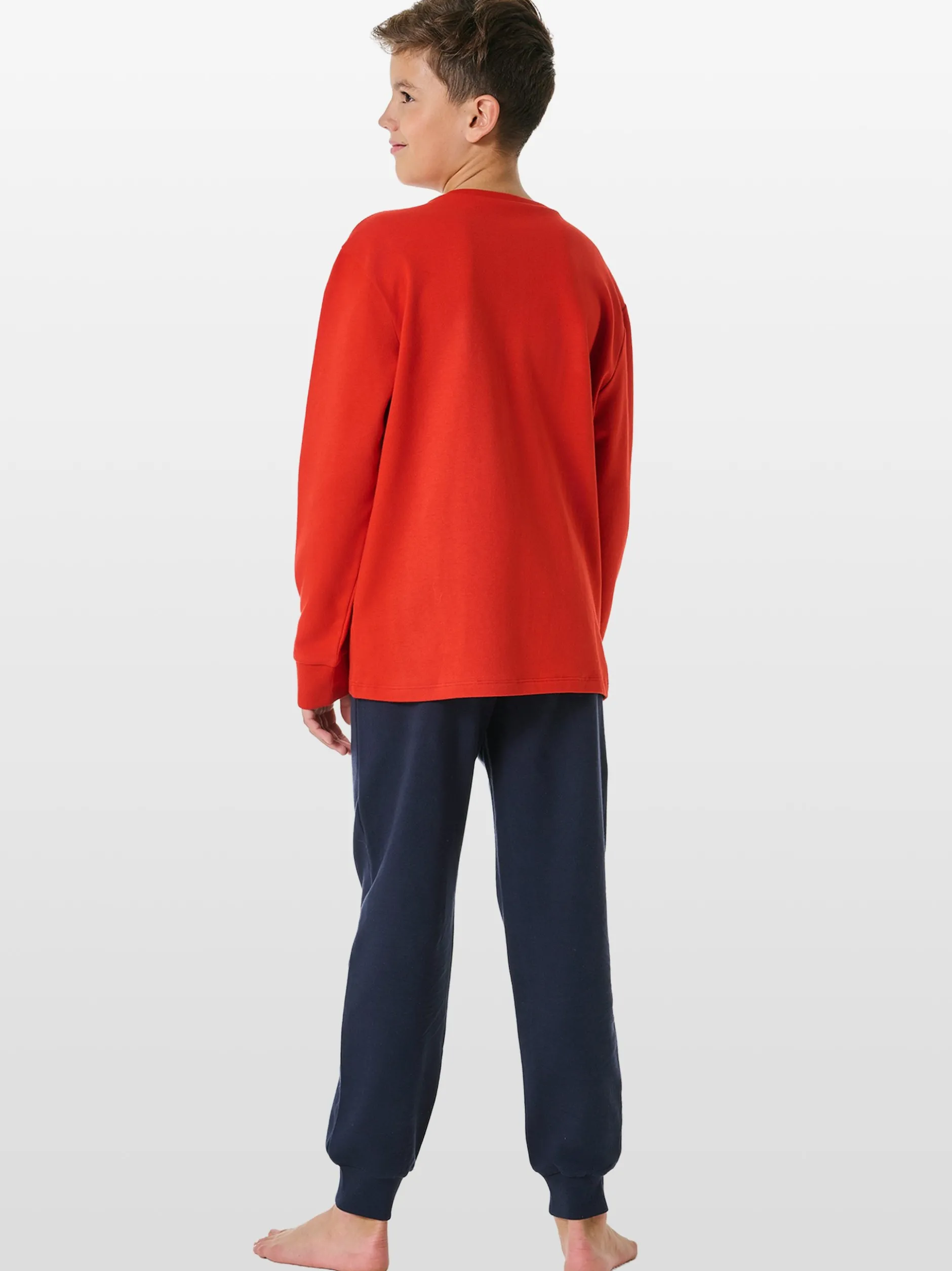 Schiesser Jungen Pyjama - Nightwear 3 in rot