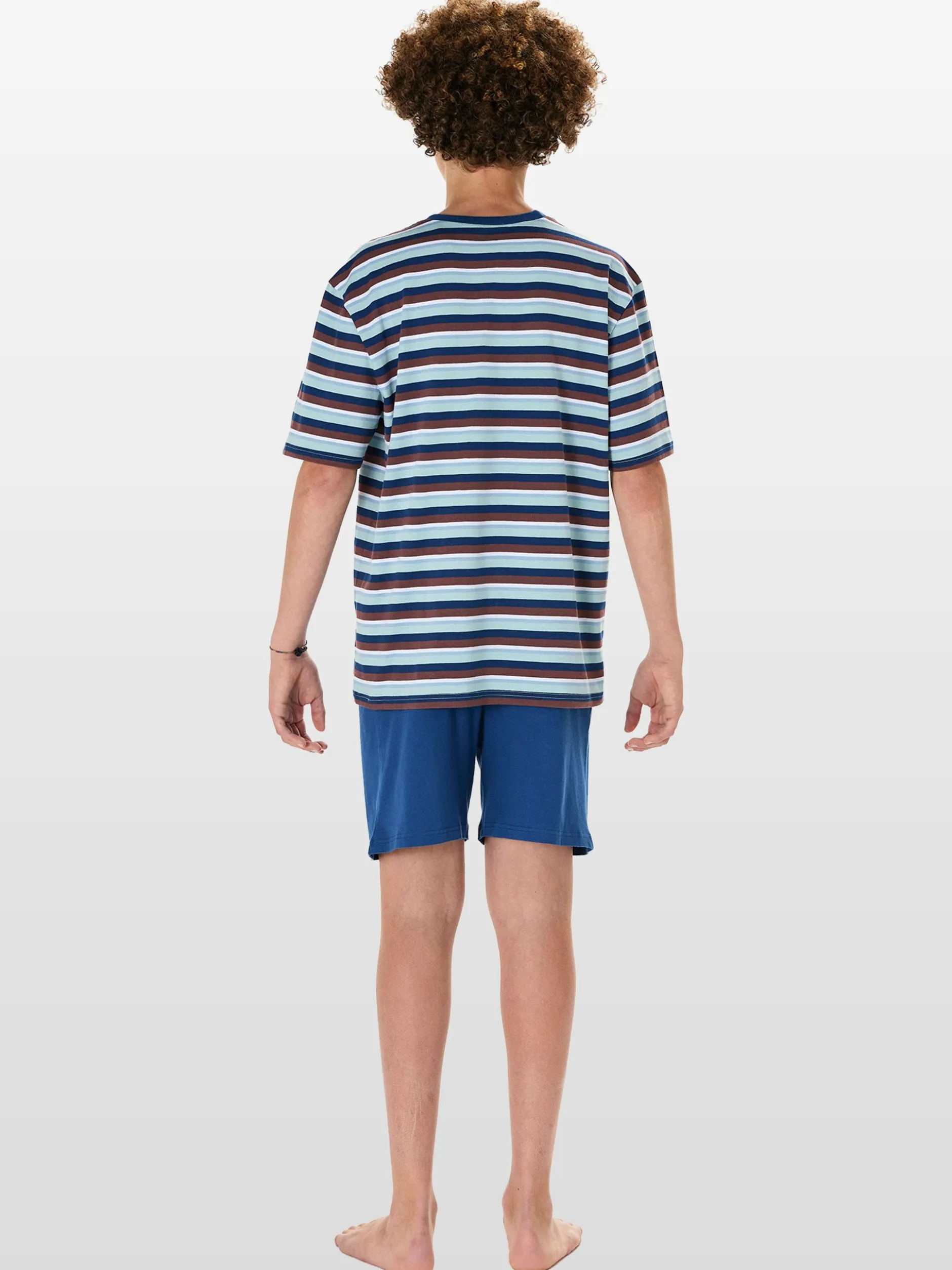 Schiesser Jungen Pyjama - Nightwear in türkis