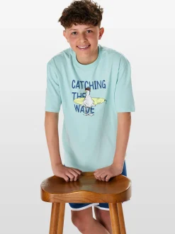 Schiesser Jungen Pyjama - Nightwear in türkis