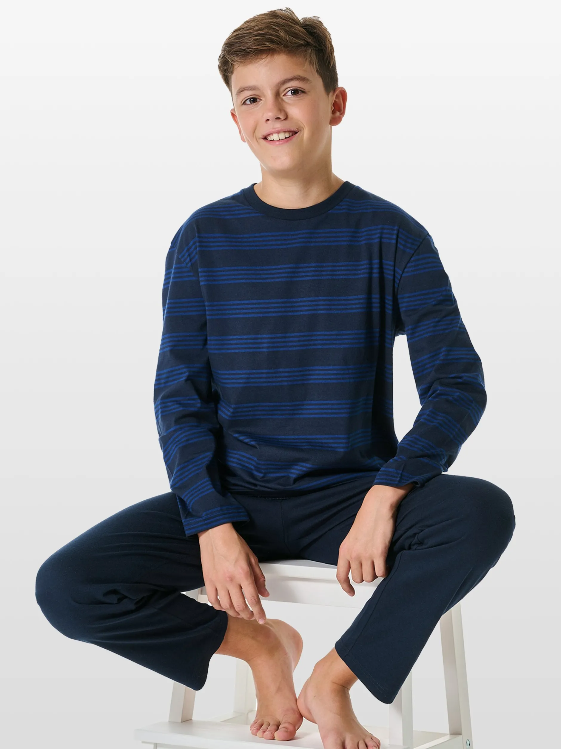 Schiesser Jungen Pyjama - Nightwear in marine