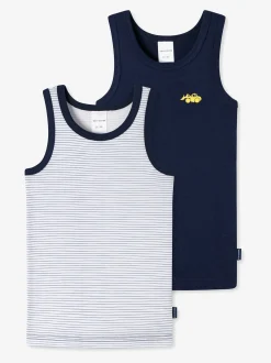 Schiesser Jungen Unterhemden - 2er-Pack Basic Kids in mehrfarbig