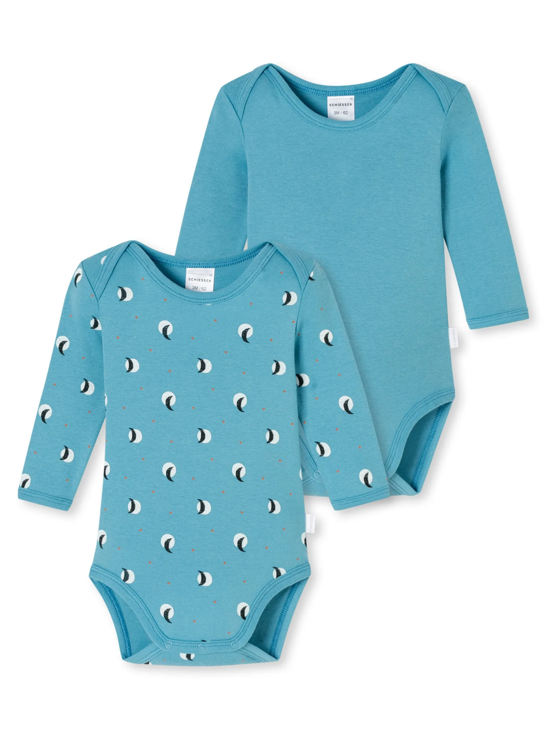 Schiesser Mädchen Body - Natural Love in blau