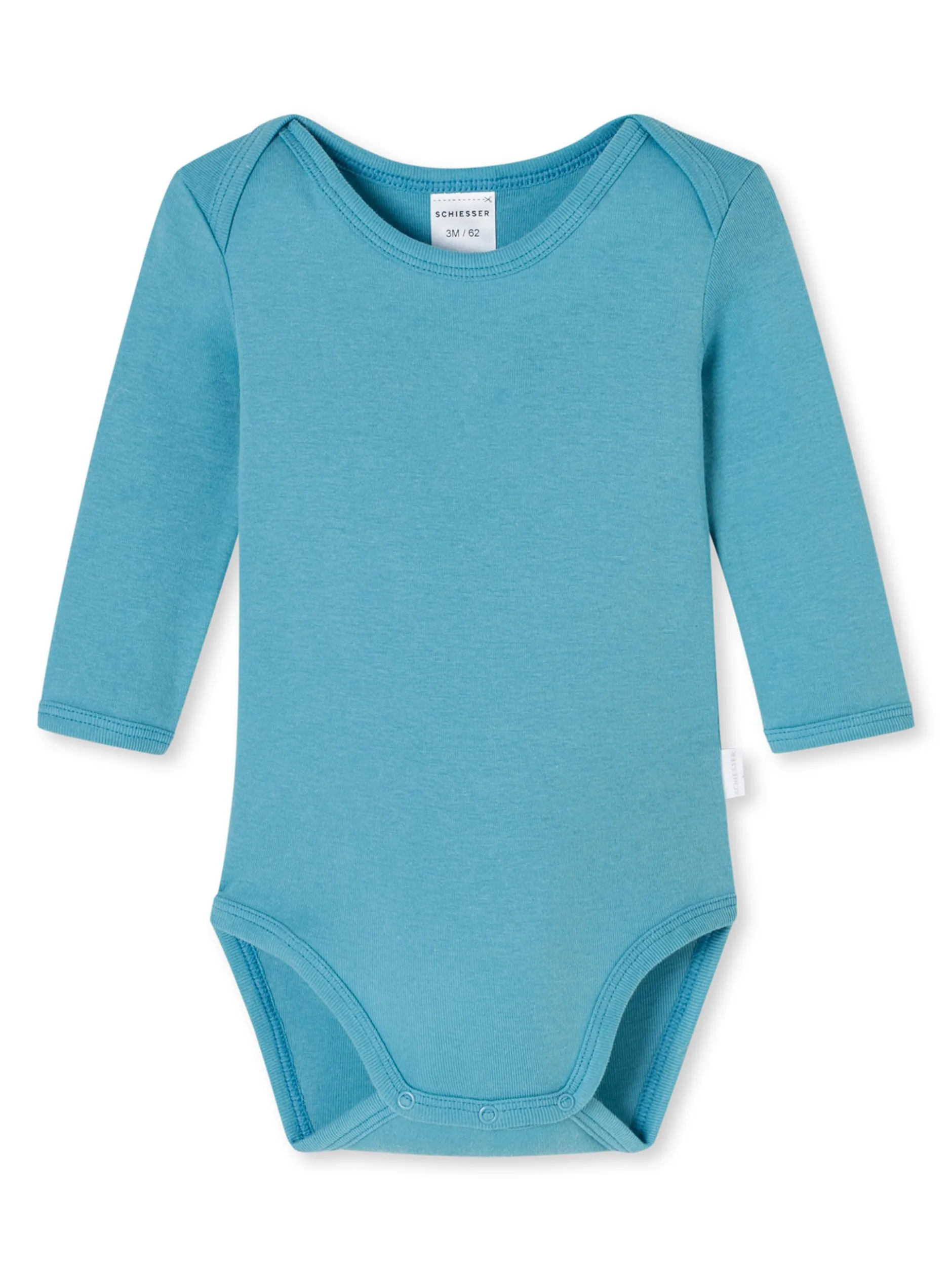 Schiesser Mädchen Body - Natural Love in blau