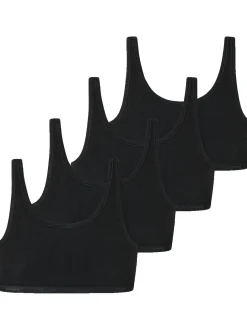 Schiesser Mädchen Bustier - Basic Kids in schwarz