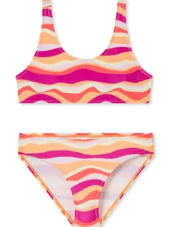 Schiesser Mädchen Bustier-Bikini - Aqua Teens in rot