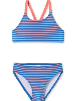 Schiesser Mädchen Bustier-Bikini - Aqua Kids in blau