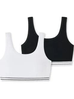 Schiesser Mädchen Bustier - 95/5 Organic Cotton in mehrfarbig