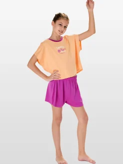 Schiesser Mädchen Pyjama in orange