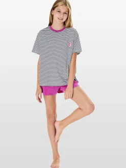 Schiesser Mädchen Pyjama - Nightwear in fuchsia