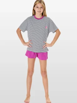 Schiesser Mädchen Pyjama - Nightwear in fuchsia