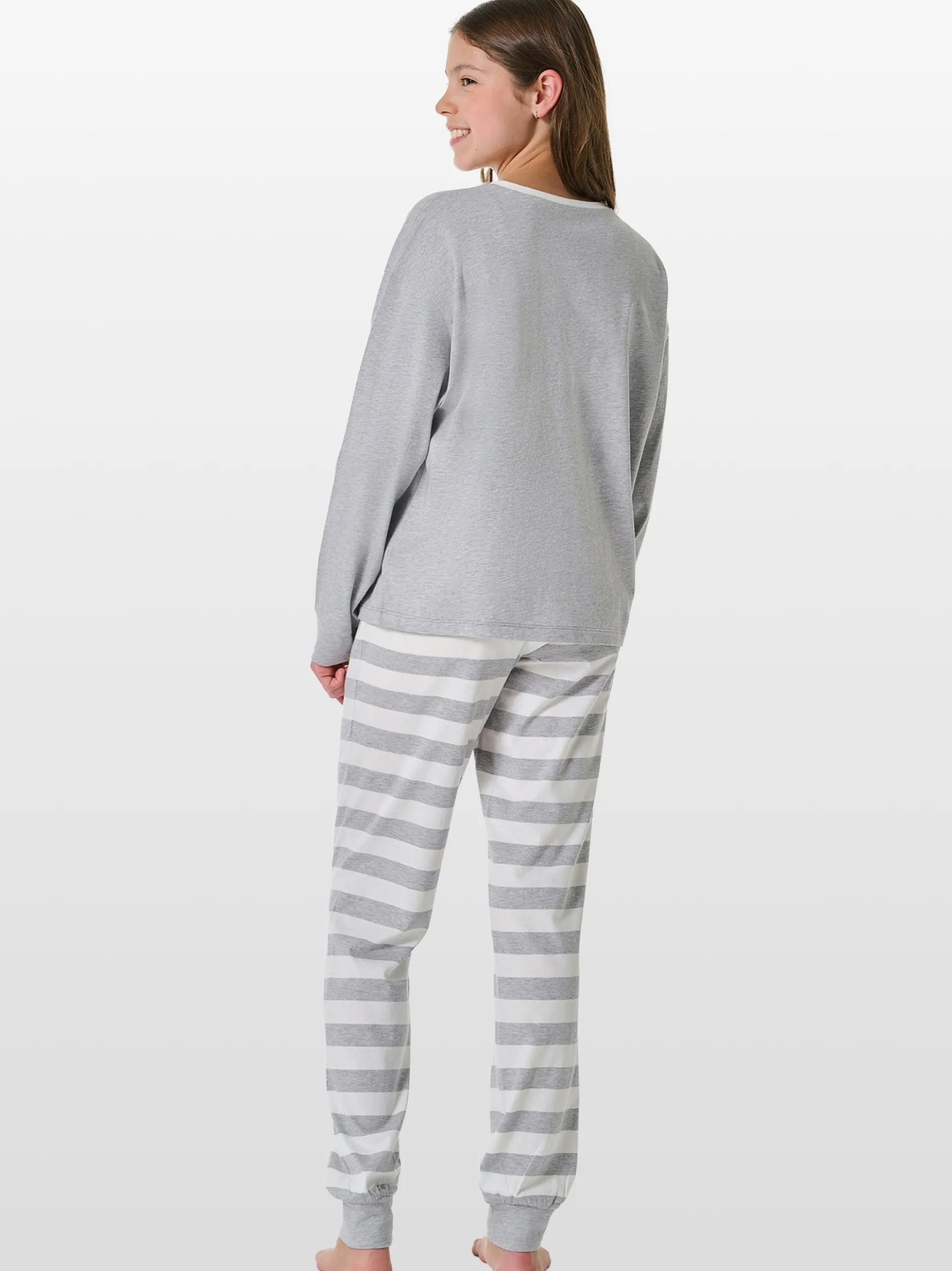Schiesser Mädchen Pyjama - Nightwear in grau