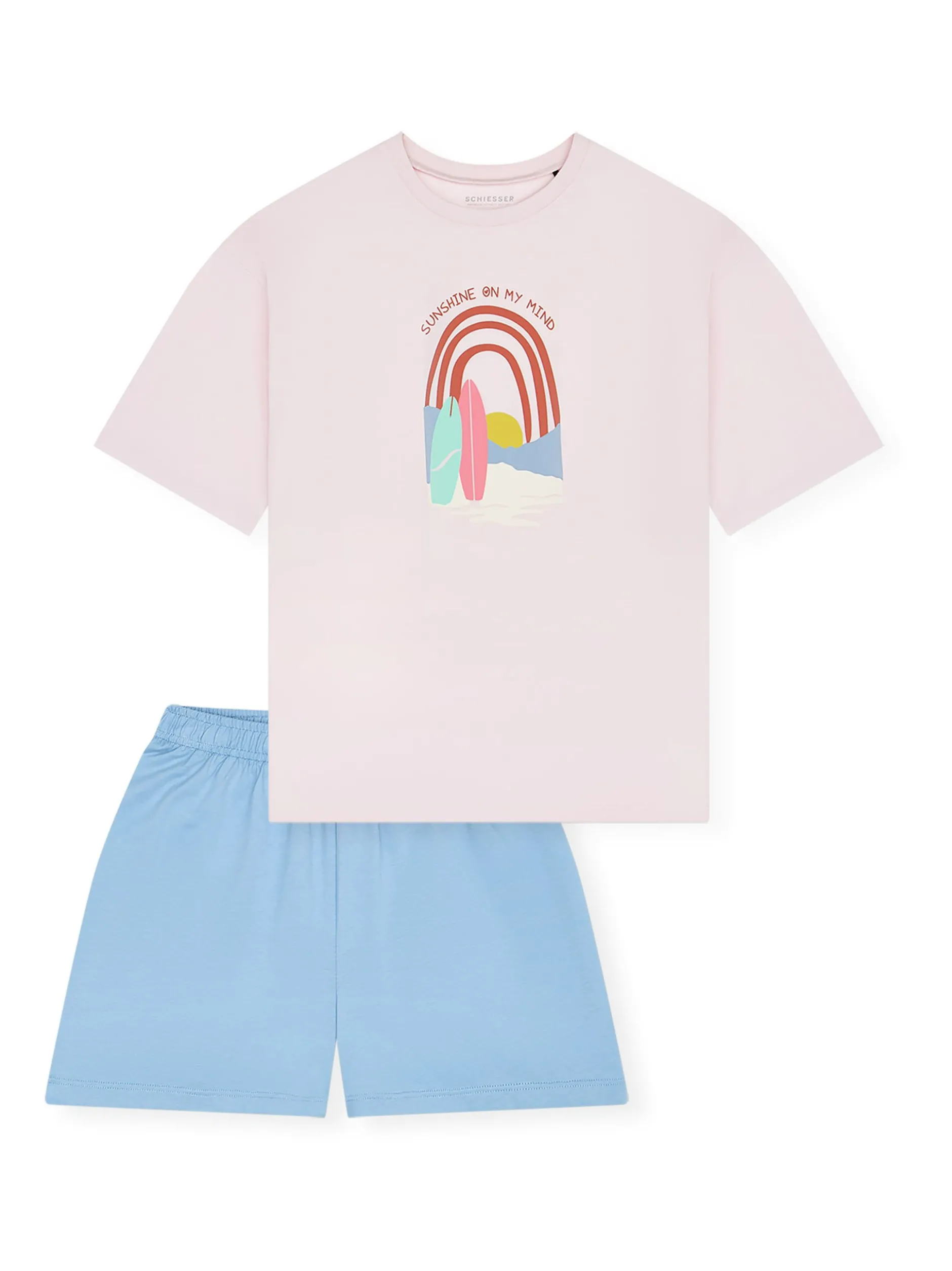 Schiesser Mädchen Pyjama - Nightwear in rosa