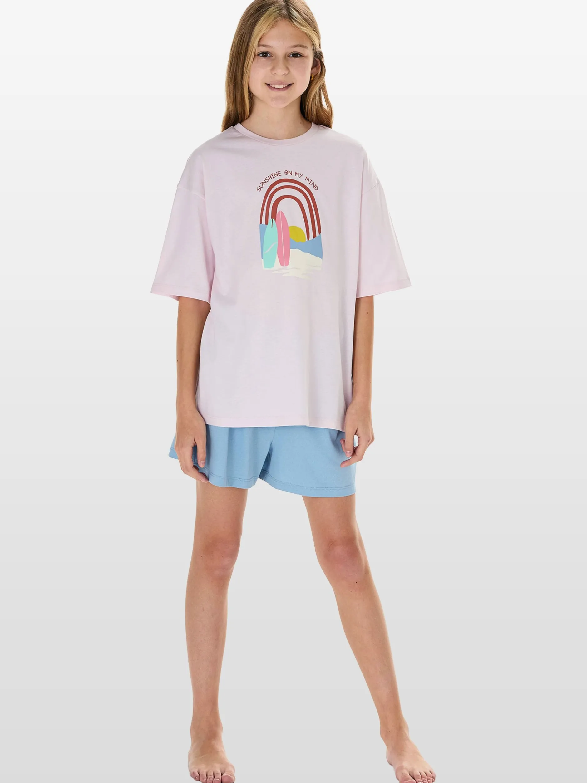 Schiesser Mädchen Pyjama - Nightwear in rosa