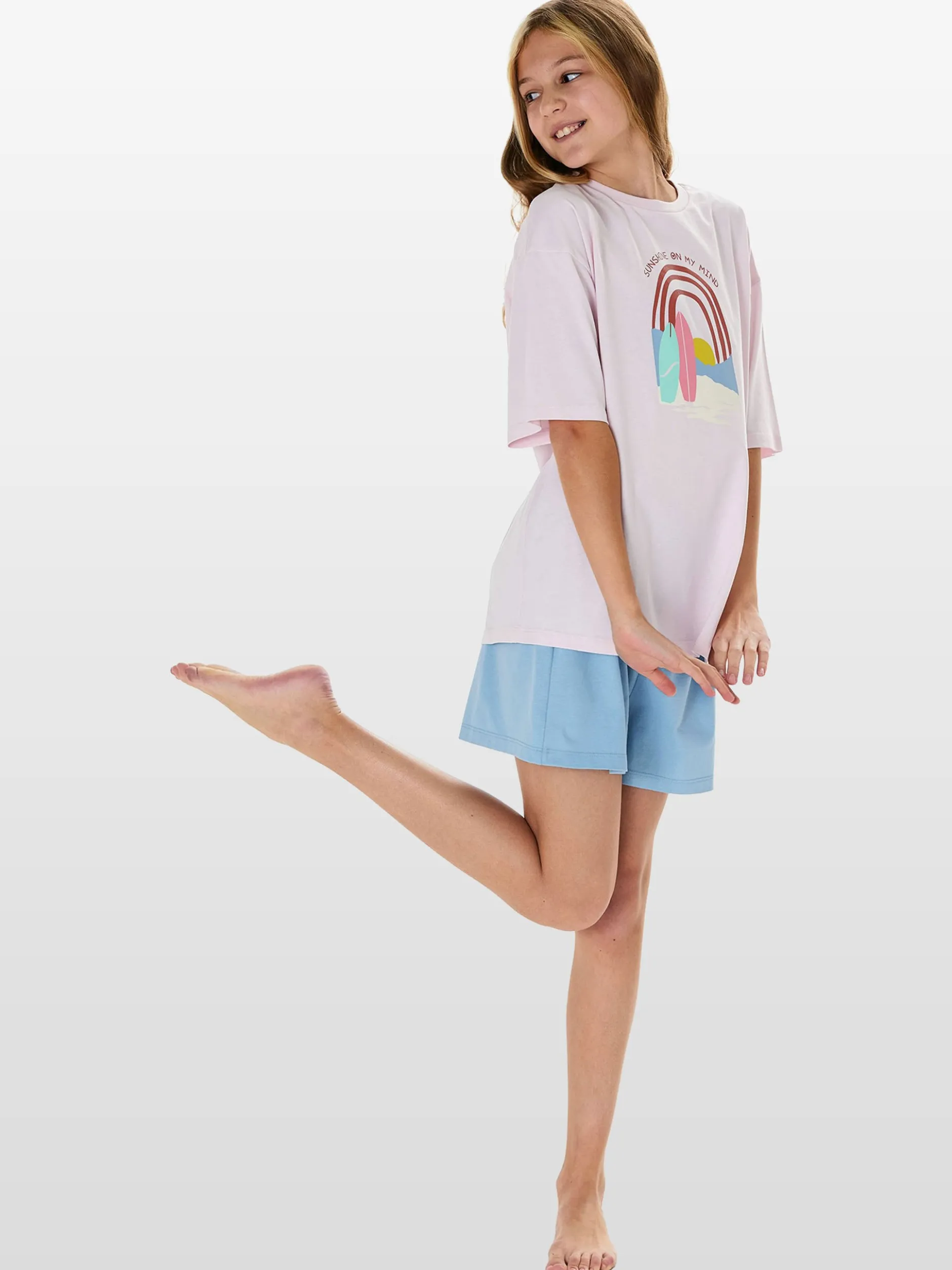 Schiesser Mädchen Pyjama - Nightwear in rosa