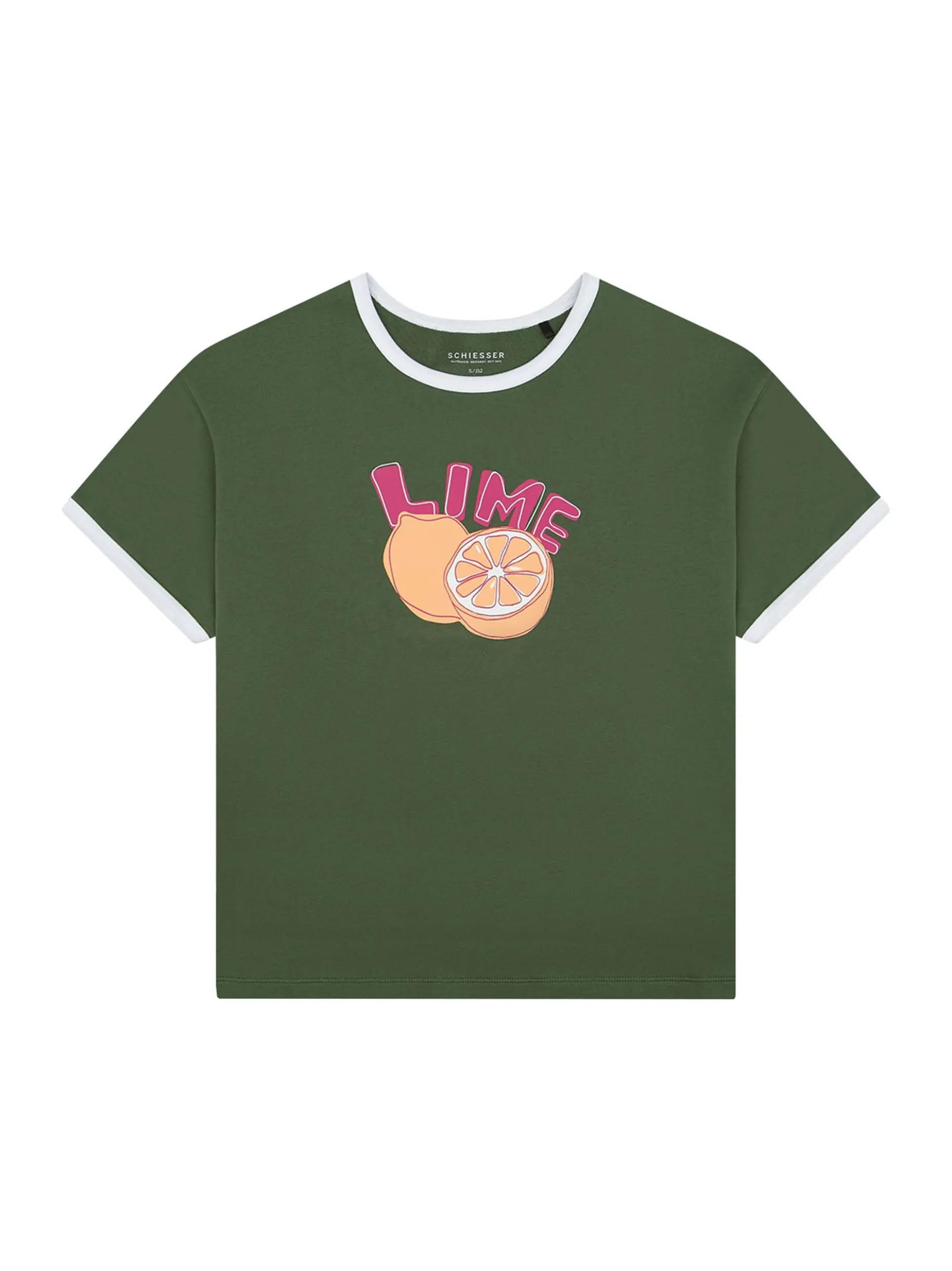 Schiesser Mädchen Pyjama - Nightwear in oliv
