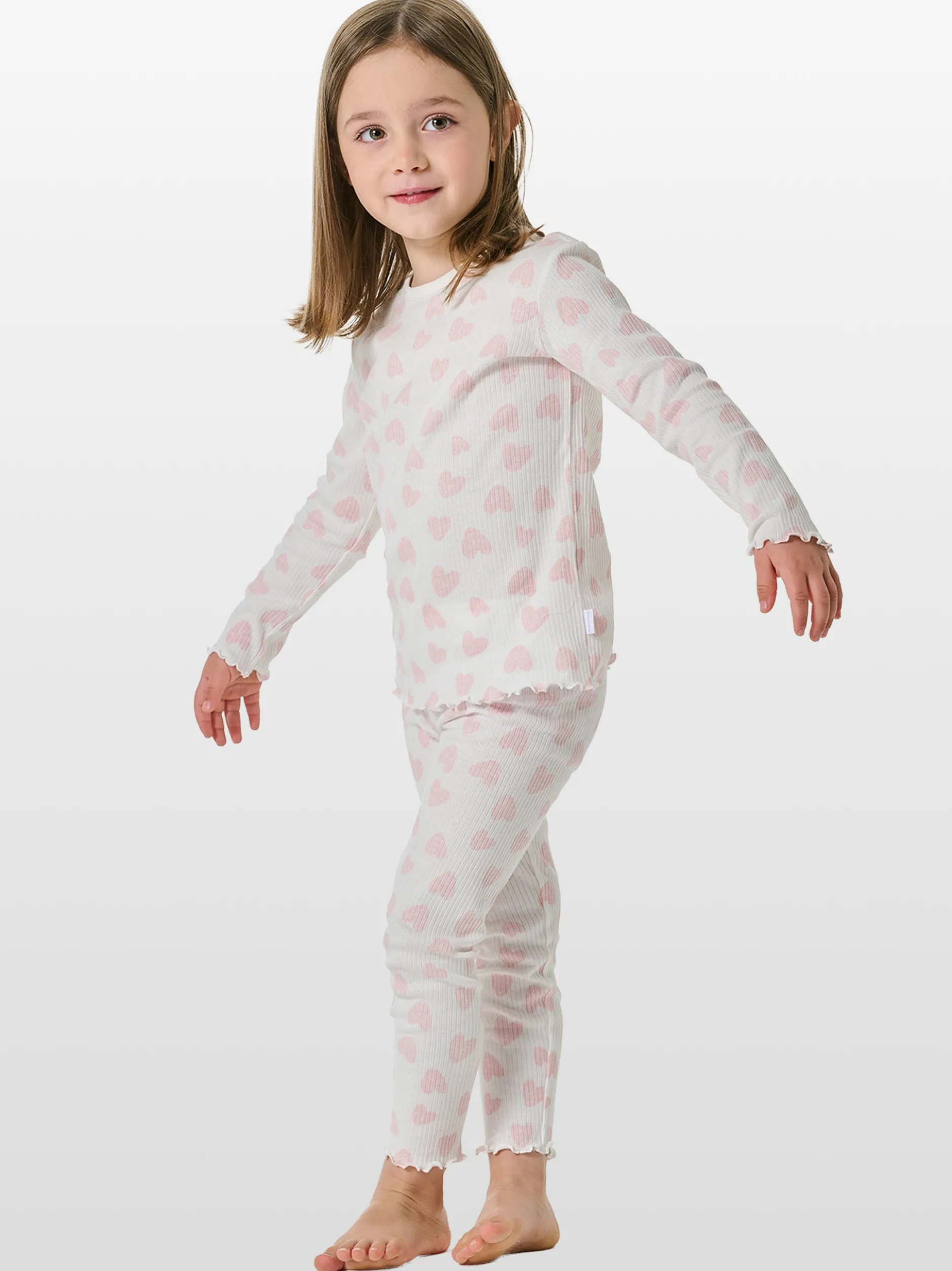 Schiesser Mädchen Pyjama - Nightwear in weiß