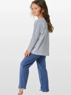 Schiesser Mädchen Pyjama - Nightwear in blau