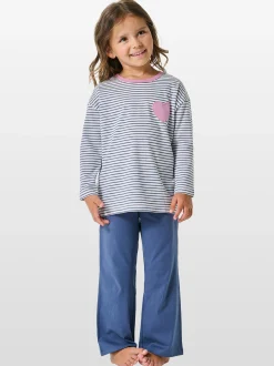 Schiesser Mädchen Pyjama - Nightwear in blau