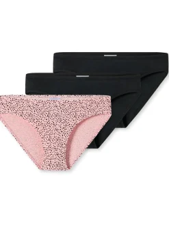 Schiesser Mädchen Slips - 3er-Pack Basic Kids in mehrfarbig