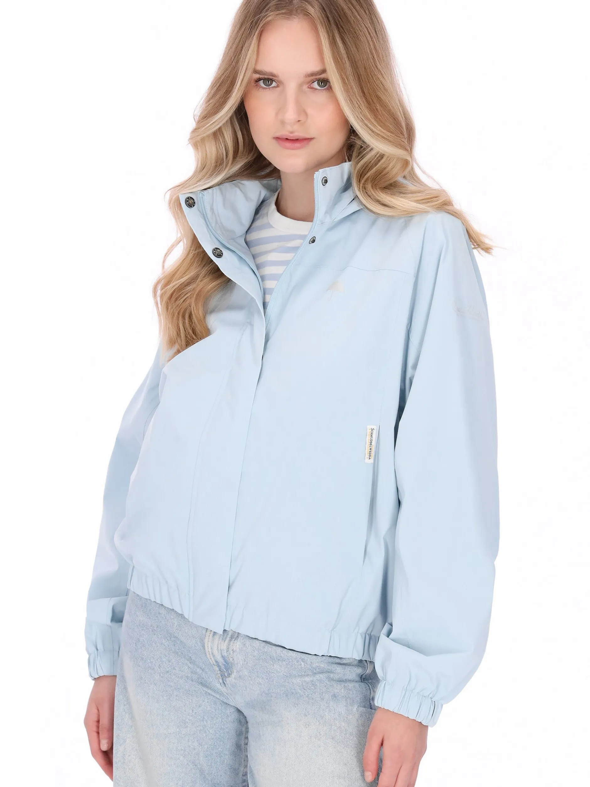 Schmuddelwedda Damen Jacke in blau