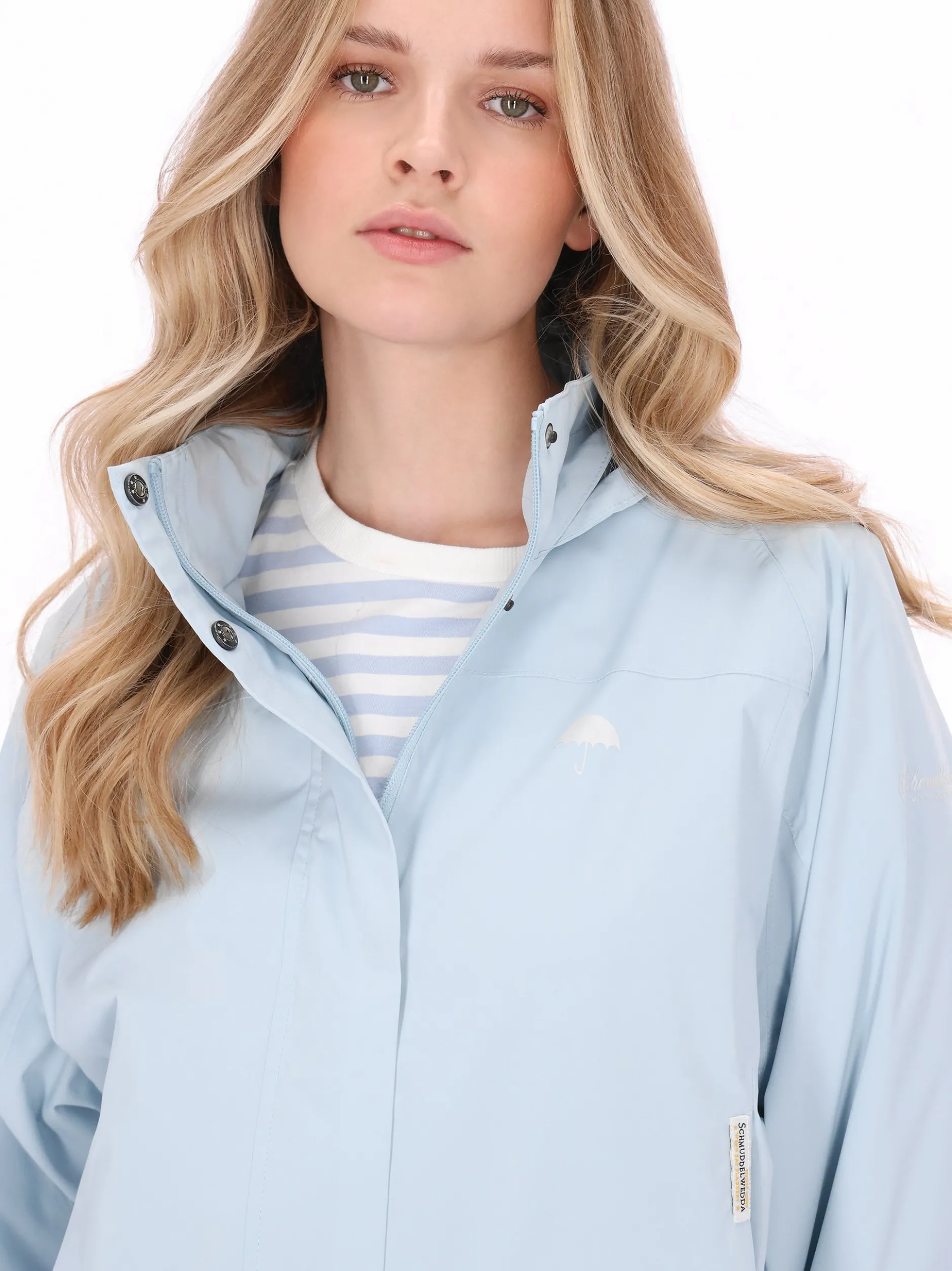 Schmuddelwedda Damen Jacke in blau