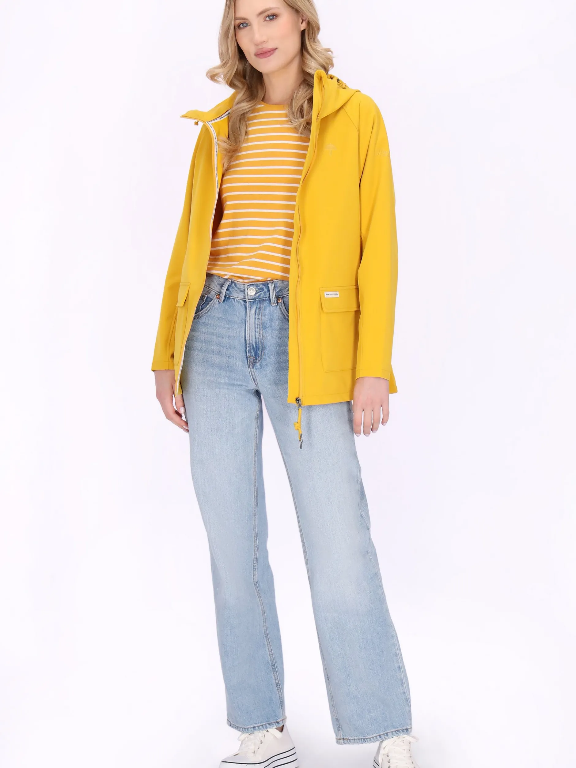 Schmuddelwedda Damen Jacke in gelb
