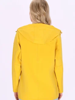 Schmuddelwedda Damen Jacke in gelb