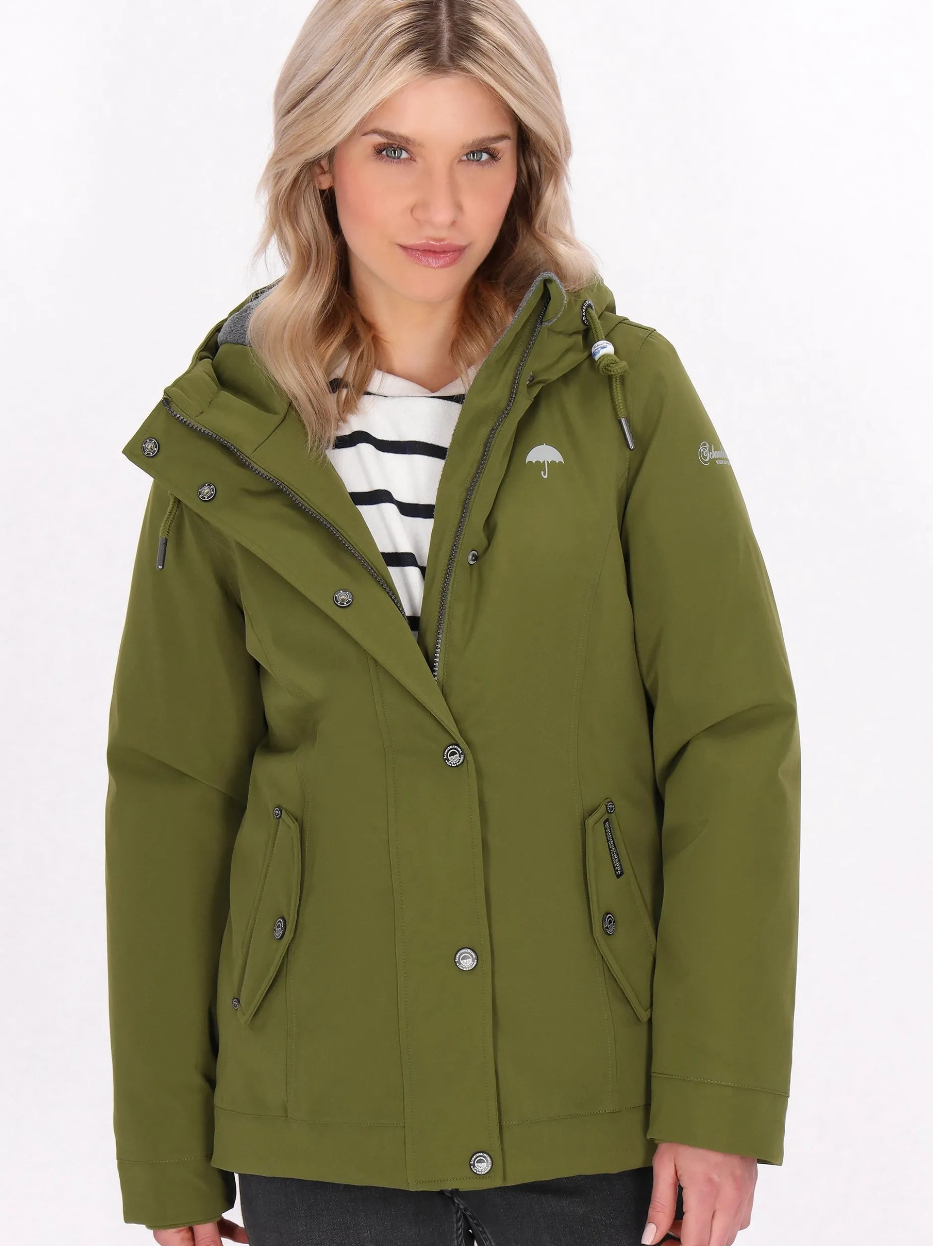 Schmuddelwedda Damen Jacke in oliv