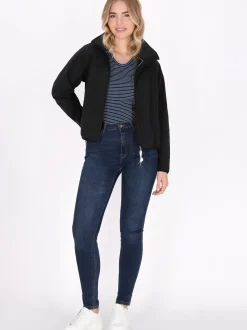 Schmuddelwedda Damen Jacke in schwarz