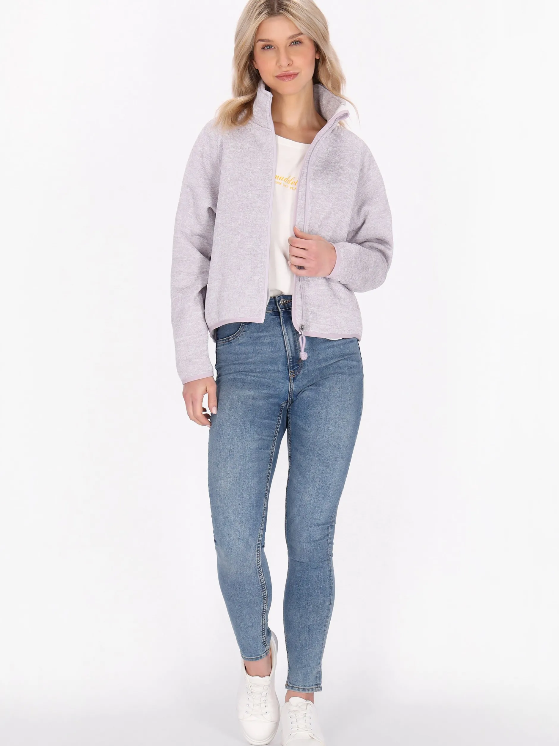 Schmuddelwedda Damen Jacke in lila