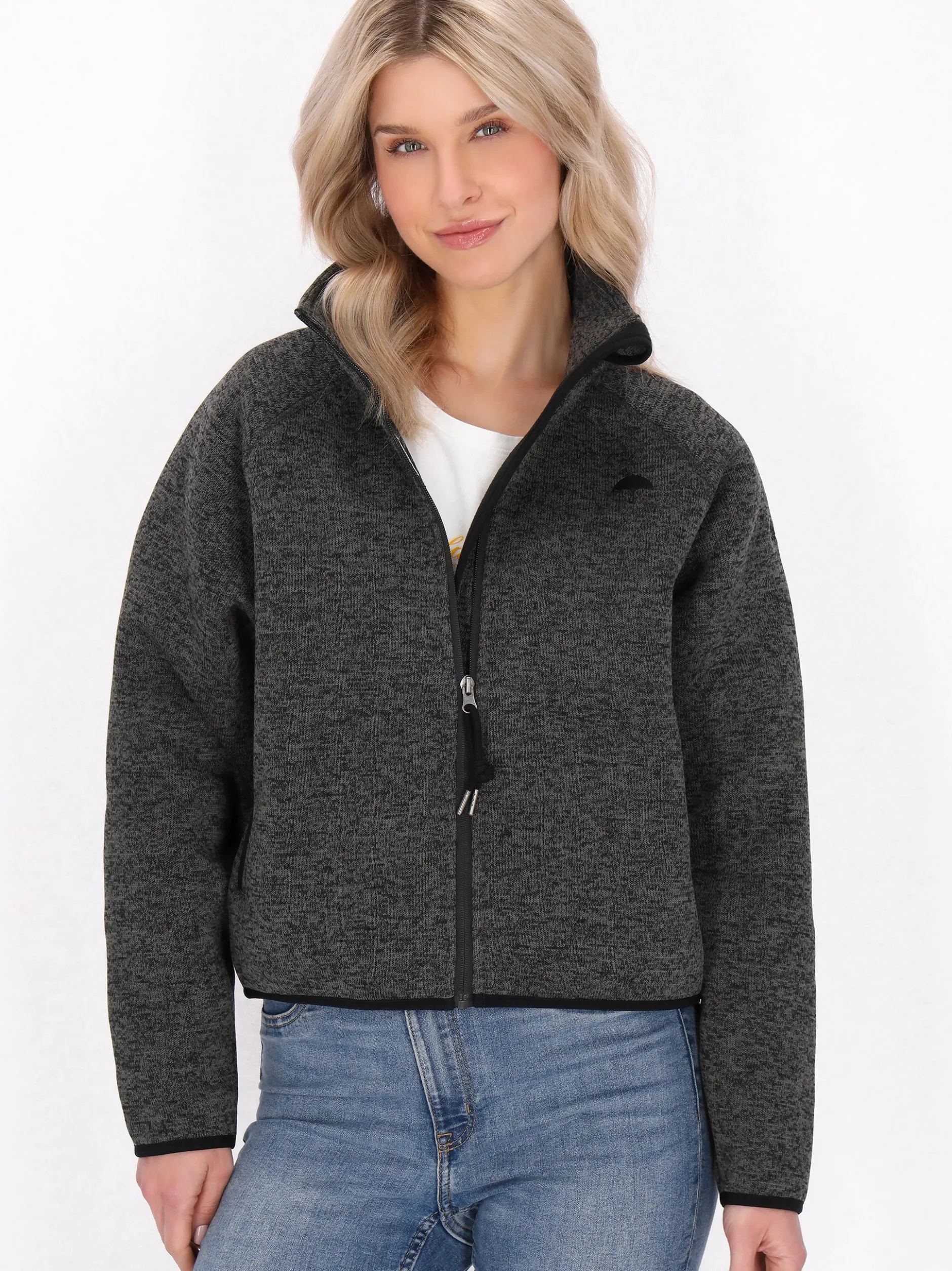 Schmuddelwedda Damen Jacke in grau