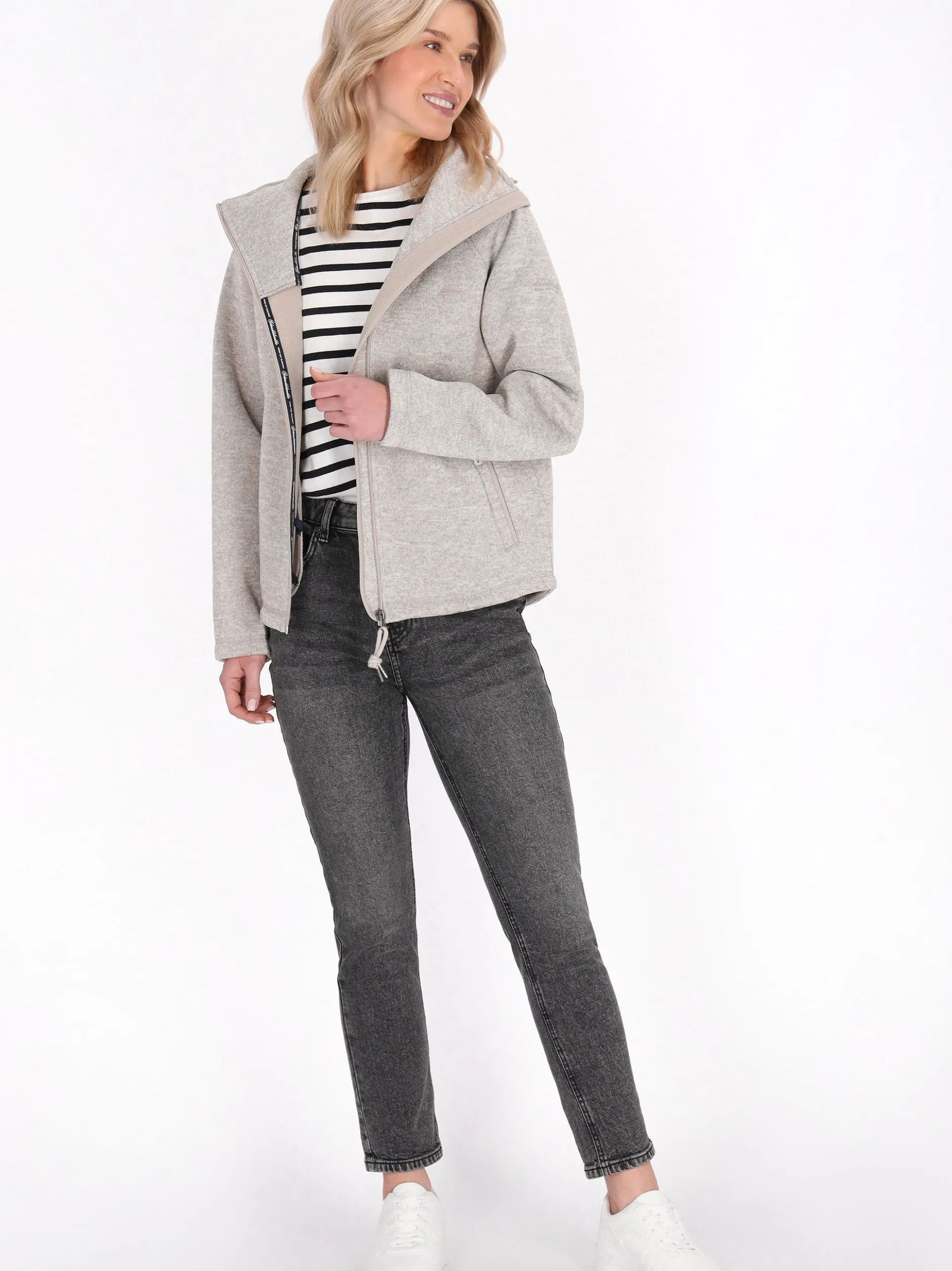 Schmuddelwedda Damen Jacke in ecru