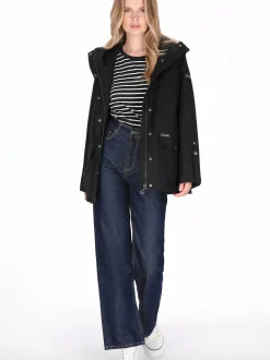 Schmuddelwedda Damen Jacke in schwarz