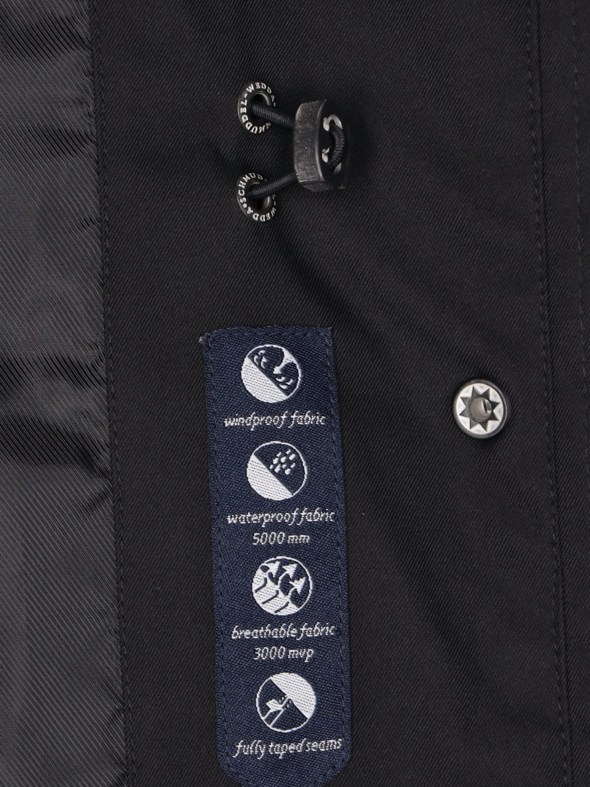 Schmuddelwedda Damen Jacke in schwarz