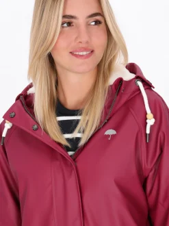 Schmuddelwedda Damen Jacke in rot