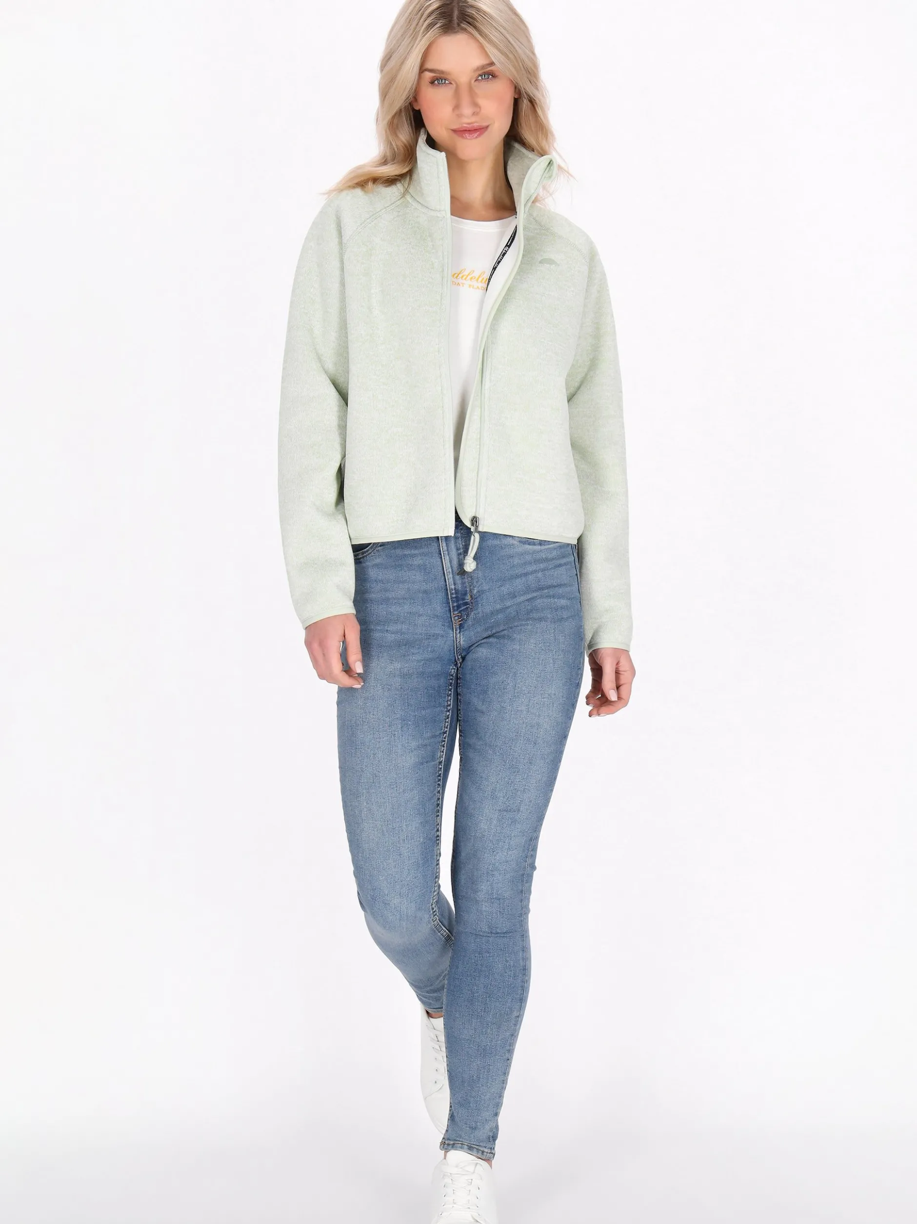 Schmuddelwedda Damen Jacke in grün