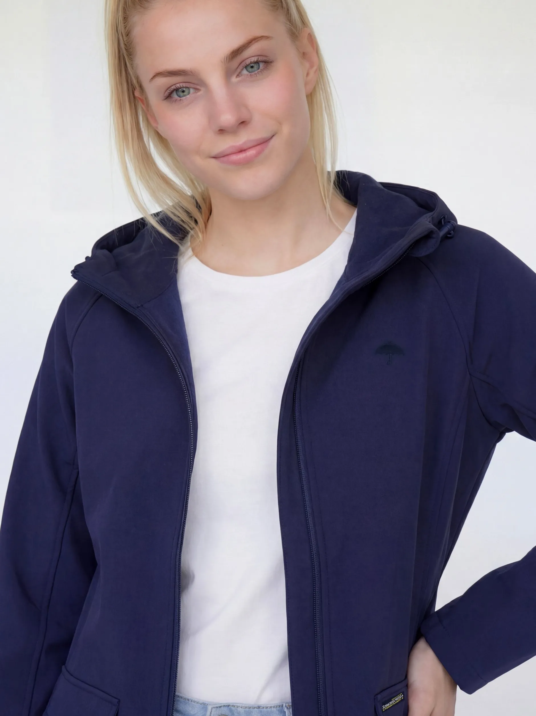 Schmuddelwedda Damen Jacke in marine