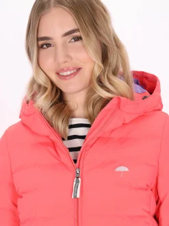 Schmuddelwedda Damen Jacke in koralle