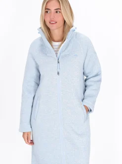 Schmuddelwedda Damen Mantel in hellblau