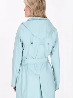 Schmuddelwedda Damen Mantel in blau